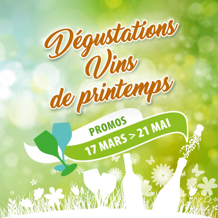 Dégustations vins de printemps