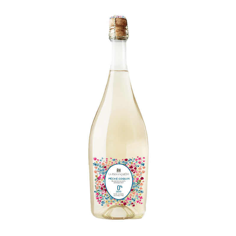 Peche-Coquin-Sparkling-sans-alcool-Blanc-de-Blancs-Provenquiere-75cl