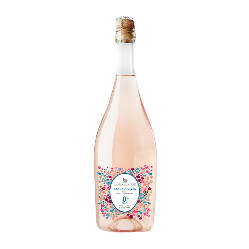 Peche-Coquin-Sparkling-sans-alcool-Rose-Provenquiere-75cl