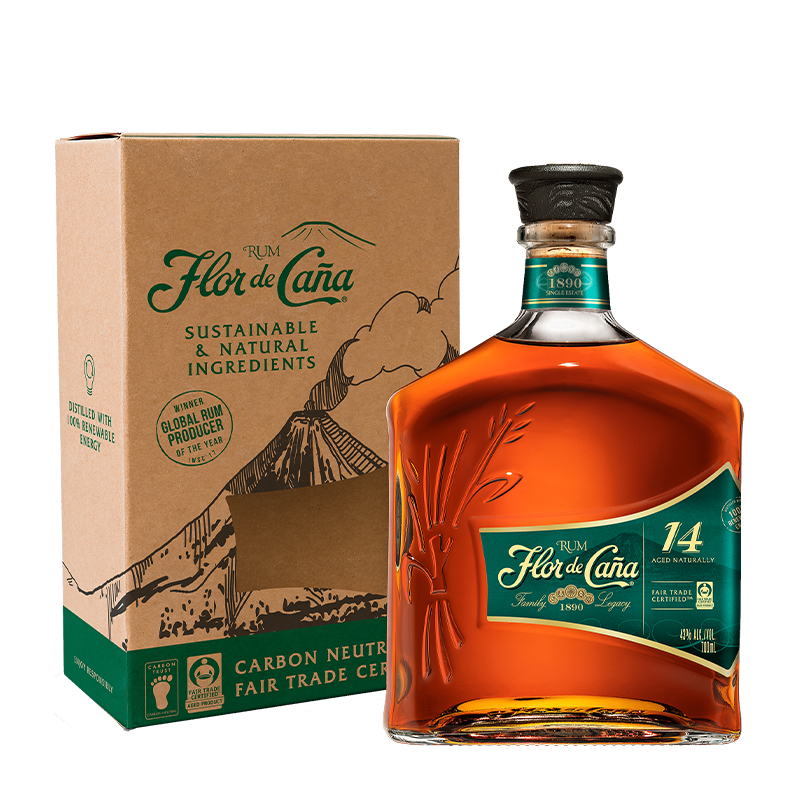 Flor de Caña 14 ans - 70cl