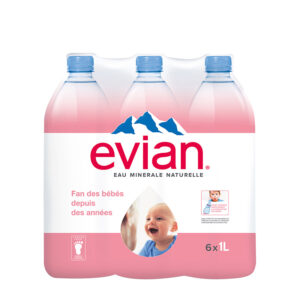 Evian  6 x 100cl