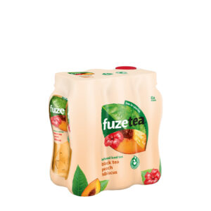 FuzeTea Black Tea Peach Hibiscus 6 x 40cl