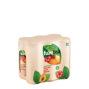 FuzeTea Black tea Peach Hibiscus 6 x 33cl