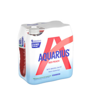 Aquarius Red Peach Zero 6 x 50cl