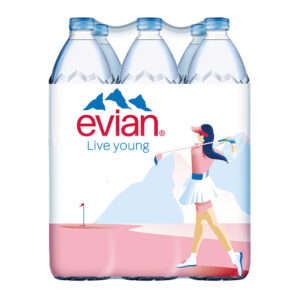Evian  6 x 150cl