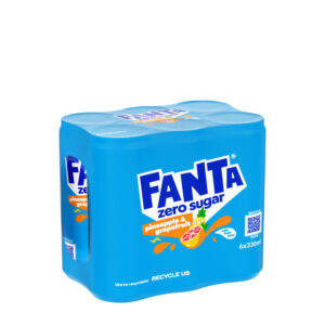 Fanta Zero Sugar - Pineapple & grapefruit 6 x 33cl