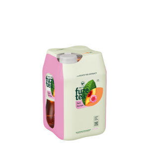 FuzeTea Black tea - Raspeberry Mint - Sans sucre 4 x 40cl