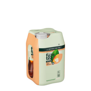 FuzeTea Black Tea Peach Elderflower 4 x 40cl