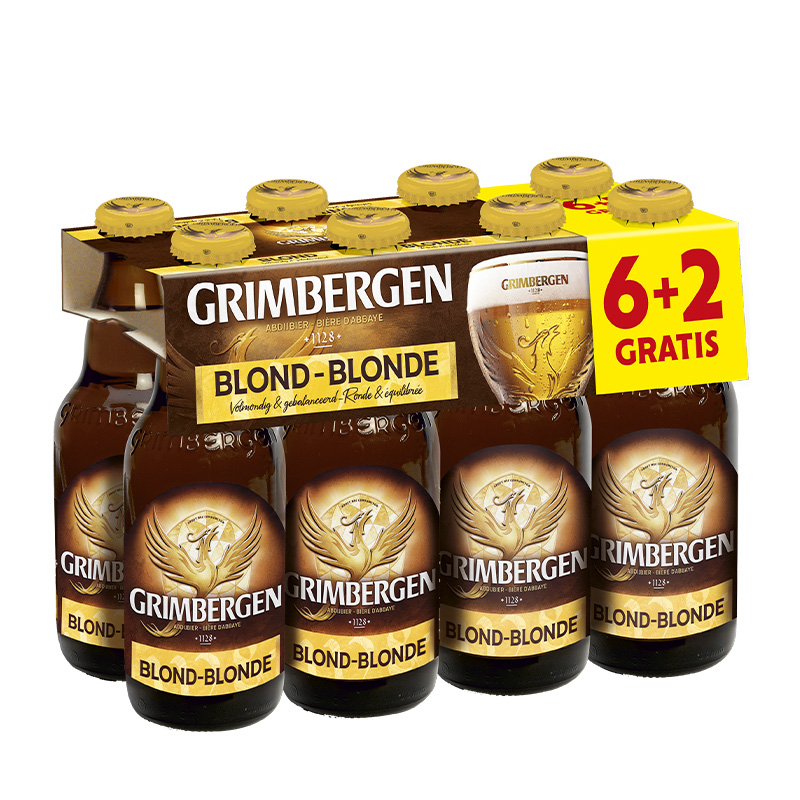 Grimbergen Blonde - 8 x 33cl