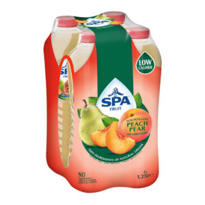 Spa Fruit - Pêche Poire 4 x 125cl
