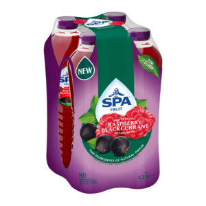Spa Fruit - Raspberry Blackcurrant 4 x 125cl