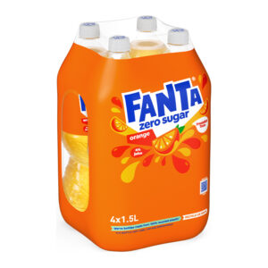 Fanta Zero Sugar - Orange 4 x 150cl