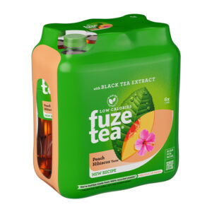 FuzeTea Black Tea - Peach Hibiscius 6 x 125cl