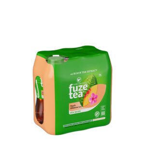 FuzeTea Black Tea - Peach Hibiscus 6 x 40cl