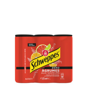 Schweppes Agrumes Zero 6 x 33cl