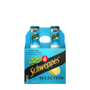 Schweppes Selection - Basilic & Lemon 4 x 20cl