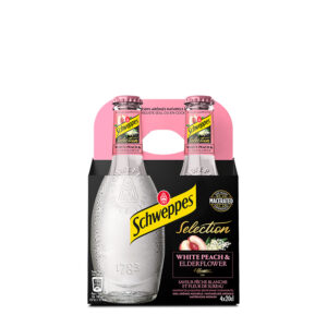 Schweppes Selection - White peach & Elderflower 4 x 20cl