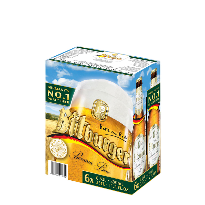 Bitburger - 6 x 33cl