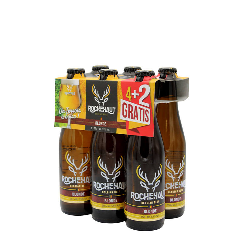 Rochehaut Triple Blonde - 6 x 33cl